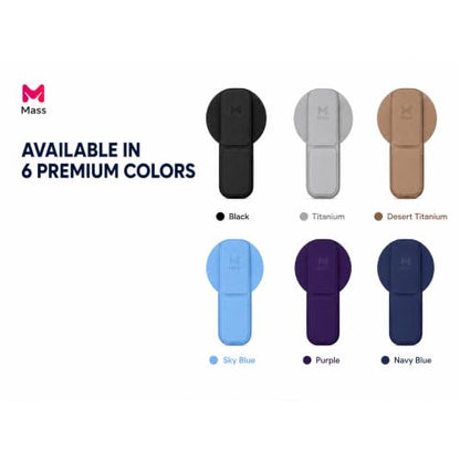 Mass Planet MagSafe Phone Grip, Slim Foldable Holder - Purple - color: Purple