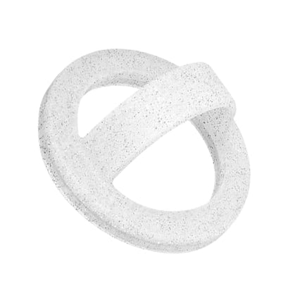 Magnetic Silicone Phone Grip Ring Holder Compatible with MagSafe Phone Case - color: Starlight White