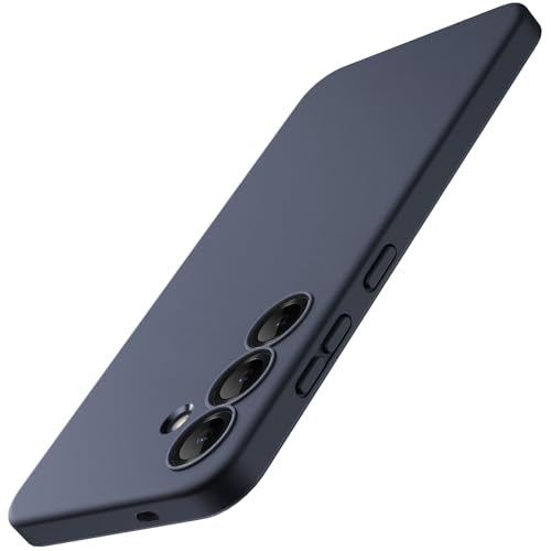 JETech Slim Case for Samsung Galaxy S25 Plus, Dark Blue | Camera Lens Protection, Soft TPU Design, Matte Finish, Shockproof Protection - color: Dark Blue, size: Galaxy S25 Plus