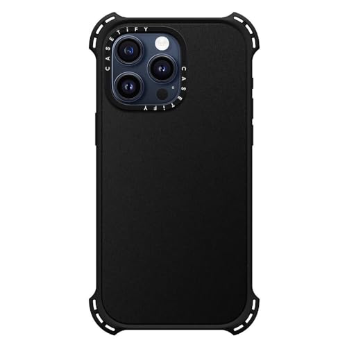 CASETiFY for iPhone 15 Pro Max Case - Bounce Compatible with MagSafe | Shockproof | 21.3 ft. 6x Military Grade Drop Protection | Matte Black - color: Matte Black, size: Iphone 15 Pro Max (6.7")