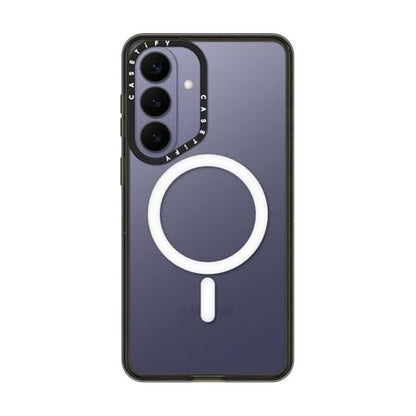 CASETiFY for Galaxy S26+ Case - Impact Magnetic Clear Black | Wireless charging and MagSafe compatible | 8.2 ft. 4x Military Grade Drop Protection | Black - color: Clear Black, size: Galaxy S26+ (6.7")