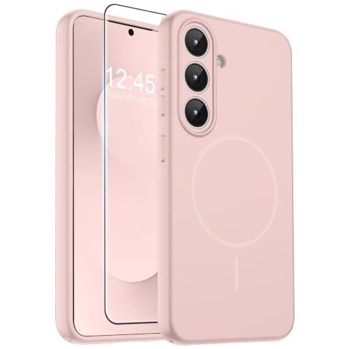 zapica Magnetic for Samsung Galaxy S26 FE Case/S25 FE Case, Pale Pink - color: Pale Pink, size: Samsung Galaxy S26 FE/S25 FE 6.7''
