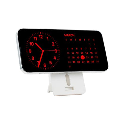 LOVEHANDLE Wallet for MagSafe + Kickstand - White - color: White