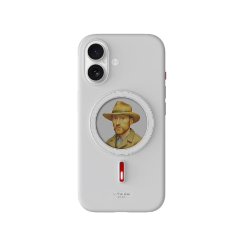 Instant Custom Case for iPhone 17 (White) | Battery-Free E Ink Phone Case, Personalize Your Case with Photos & AI Creations, MagSafe Compatible - color: White, size: iPhone 17