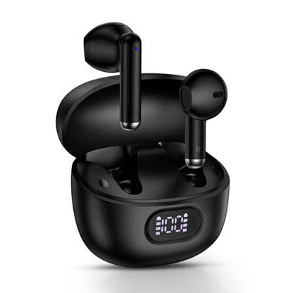 Wireless Earbuds Bluetooth Headphones for Samsung Galaxy S26 S25 Ultra S24 - color: Black