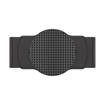 PopSockets Phone Grip Slide for Phones and Cases, Sliding Phone Grip with Expanding Kickstand - Black Knurled Texture
