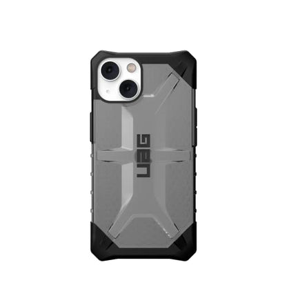 URBAN ARMOR GEAR UAG Designed for iPhone 14 Case Grey Ash 6.1" Plasma Lightweight Slim Shockproof Transparent Protective Cover Compatible with Wireless Charging - color: Plasma - Ash
