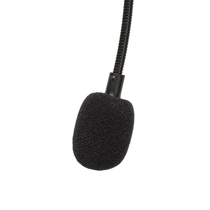 Telephone Headset Single Ear, Professional Noise Canceling Adjustable Wired Phone Headset for Call Center Customer Service, Noise Canceling Business Single Ear