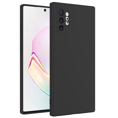 for Samsung Galaxy Note 10 Plus Case Black, Scratch Resistant with Soft Touch, Slim Thin Phone Cover for Samsung Galaxy Note 10 Plus - color: Black, size: Note 10 Plus