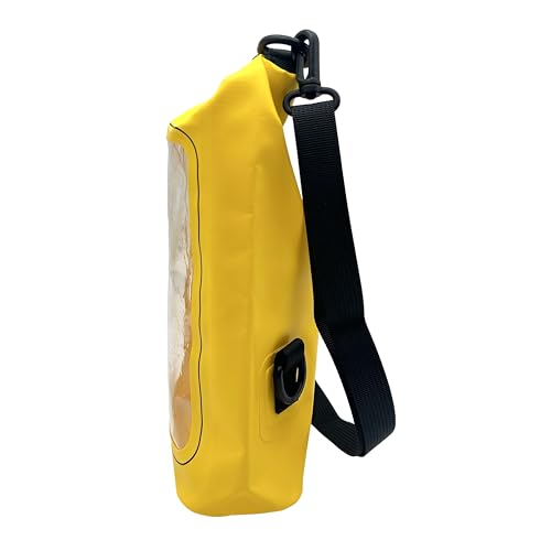 Waterproof Cell Phone Sling Bag - Waterproof Phone Pouch Crossbody Dry Bag with Touchscreen Window for Travel, Beach, Boating, Hiking - Yellow - color: Yellow