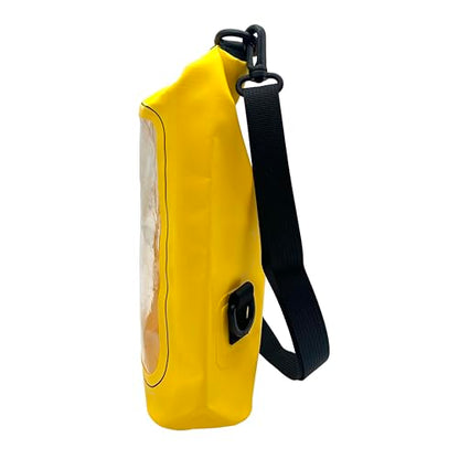 Waterproof Cell Phone Sling Bag - Waterproof Phone Pouch Crossbody Dry Bag with Touchscreen Window for Travel, Beach, Boating, Hiking - Yellow - color: Yellow