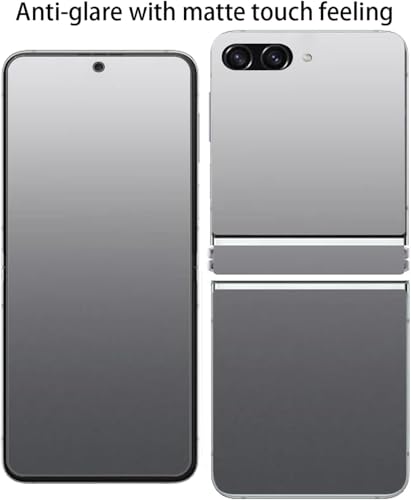 [3 Sets 12PCS] Matte Screen Protector for Samsung Galaxy Z Flip 6,Soft TPU Film Ultra-Thin Anti-Glare Screen Protectors - size: for Z Flip 6