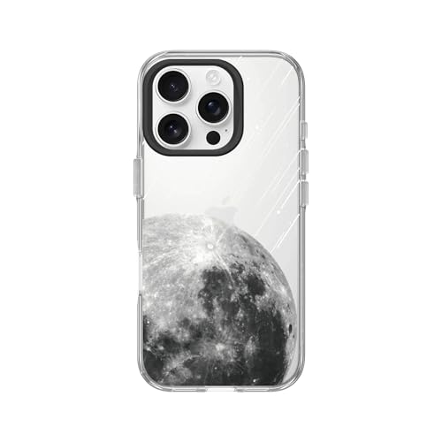 RhinoShield Clear Phone Case for iPhone 16 Pro | Anti-Yellowing, Transparent, High Clarity, Shockproof, Military Grade Drop Protection - color: Meteor Shower, size: iPhone 16 Pro