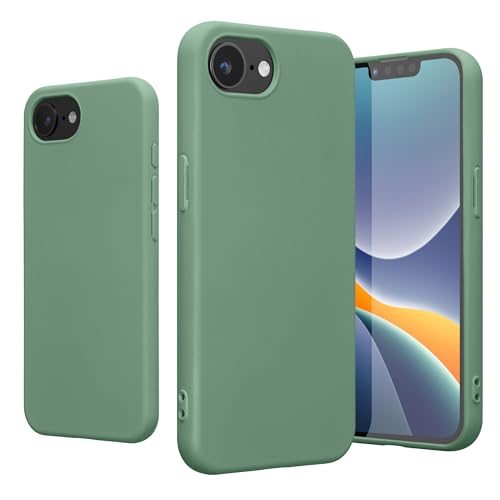 kwmobile Case Compatible with Apple iPhone 17e / iPhone 16e Case - Slim Protective TPU Silicone Phone Cover - Pottery Green - color: Pottery Green, size: iPhone 17e / iPhone 16e