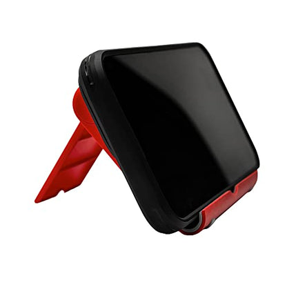 Adjustable Cell Phone Stand for Desk, Portable Phone Holder Compatible with Most iPhone, Samsung and Other Smartphones - Yellow - color: Yellow