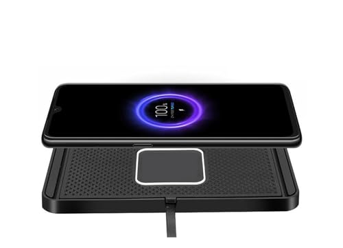 Phone Holder Charger Mat Silicone Mat Non Slip Pad Holder Car Wireless Non Slip Charger Practical