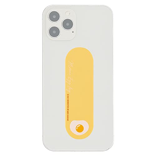 Momostick Flatstick, Cell Phone Finger Grip Strap Holder for Hand, Cell Phone Stand, New Slim Finger Loop Selfie Grip Compatible with Most Smartphones -Egg - color: Egg
