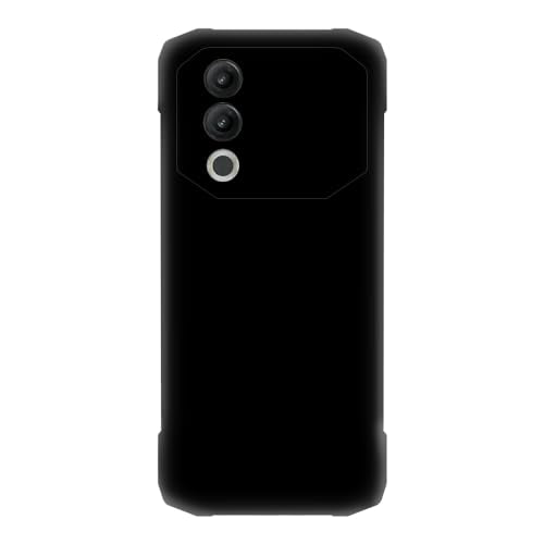 Phone Case for Doogee Blade 10 Power - Black | 6.56" Slim Shockproof Protective Cover, Anti-Scratch Soft Silicone Rubber Gel Bumper Shell - color: Black