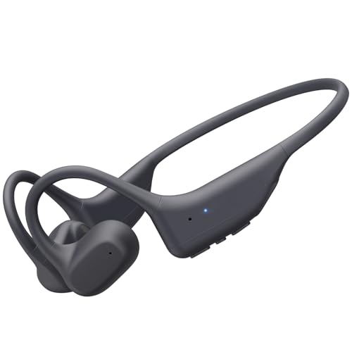 LEVN Open Ear Headphones, Bluetooth 5.3 Wireless Headphones for Running, 14H Battery, Sweatproof & Water-Resistant Sports Headphones with Built-in Mic for Cycling, Workout