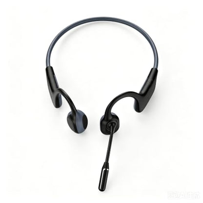 Open-Ear Headphones with Noise-Canceling Mic, Bone Conduction Headphones