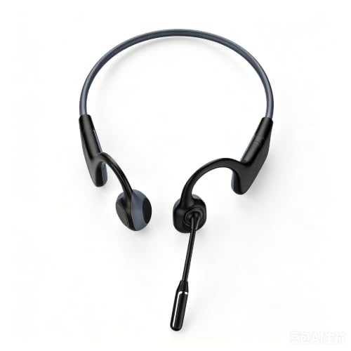 Open-Ear Headphones with Noise-Canceling Mic, Bone Conduction Headphones