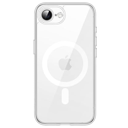 JETech Magnetic Case for iPhone 17e (2026) / iPhone 16e Compatible with MagSafe, Shockproof Phone Bumper Cover, Anti-Scratch Clear Back, 6.1-Inch Display (Clear) - color: Clear, size: iPhone 17e/16e