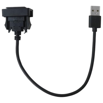 New Male to Female USB Power Socket Adapter, USB Port Car Charger Compatible with Toyota Corolla 2007–2009