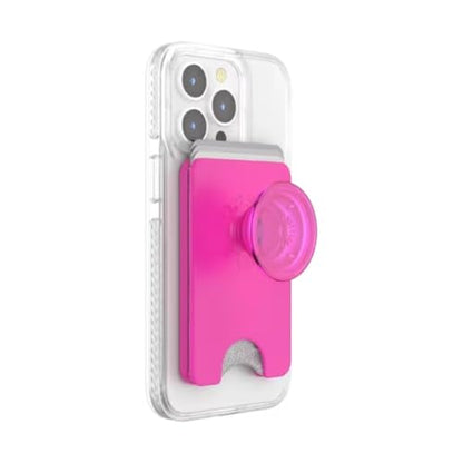 PopSockets Phone Wallet for MagSafe with Grip- Magenta - color: Magenta, style: MagSafe