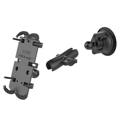 RAM MOUNTS Quick-Grip XL Phone Mount with Twist-Lock Suction Cup