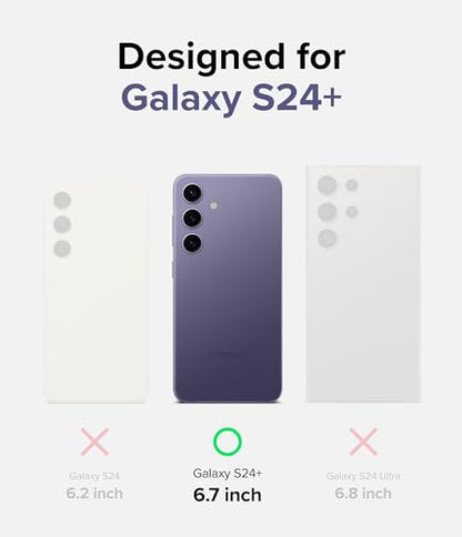 Ringke for Samsung Galaxy S24 Plus Case [Fusion Matte Clear] | Oil & Dirt Resistant, Anti-Fingerprint Technology Prevents Oily Smudges, Frosted Coating Feels Velvety Soft - size: Galaxy S24 Plus