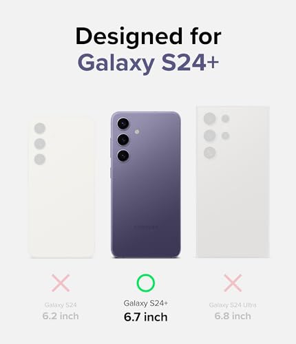 Ringke for Samsung Galaxy S24 Plus Case [Fusion Matte Clear] | Oil & Dirt Resistant, Anti-Fingerprint Technology Prevents Oily Smudges, Frosted Coating Feels Velvety Soft - size: Galaxy S24 Plus