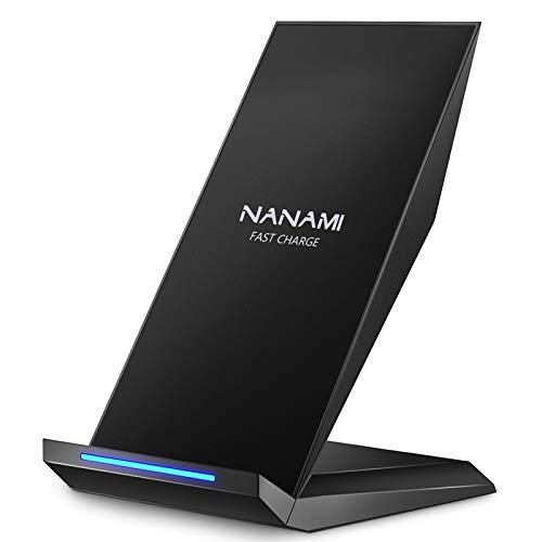 NANAMI Fast Wireless Charger, Wireless Charging Stand - color: Classic Black