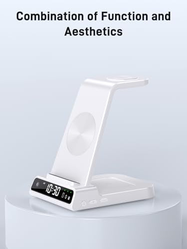 Wireless Charger for Samsung, Android Charger for Samsung Galaxy S25 Ultra - color: White