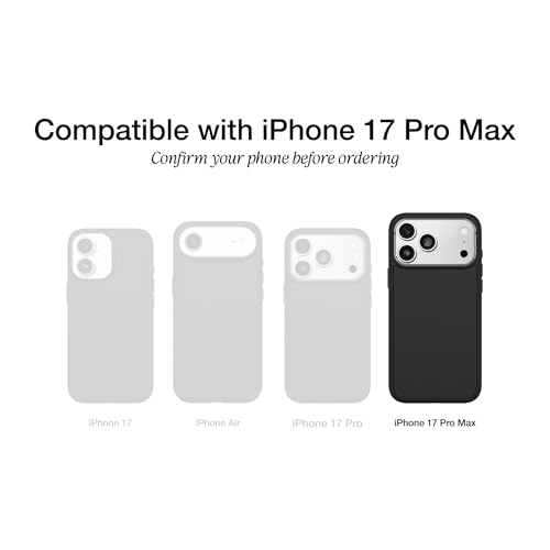 OtterBox iPhone 17 Pro Max Defender Pro Series Case - Black | Tough, Rugged & Durable iPhone Case, Snaps on MagSafe, Multi-Layer, Impact Absorbing iPhone Case - color: Black, style: iPhone 17 Pro Max