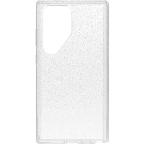OtterBox Samsung Galaxy S24 Ultra Symmetry Series Clear Case - STARDUST (Clear/Glitter), ultra-sleek, wireless charging compatible, raised edges protect camera & screen - color: Clear/Glitter, style: Samsung Galaxy S24 Ultra