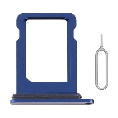 SIM Card Tray Holder Slot Replacement Compatible with iPhone 13 (Blue) with Waterproof Rubber Ring and Eject Pin - color: Blue