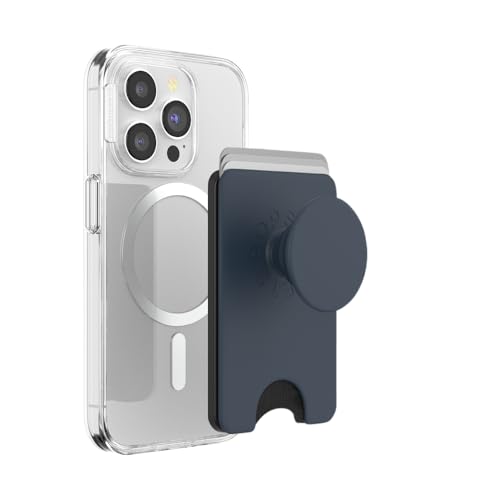 PopSockets Phone Wallet for MagSafe with Grip- Navy - color: Navy Blue, style: MagSafe