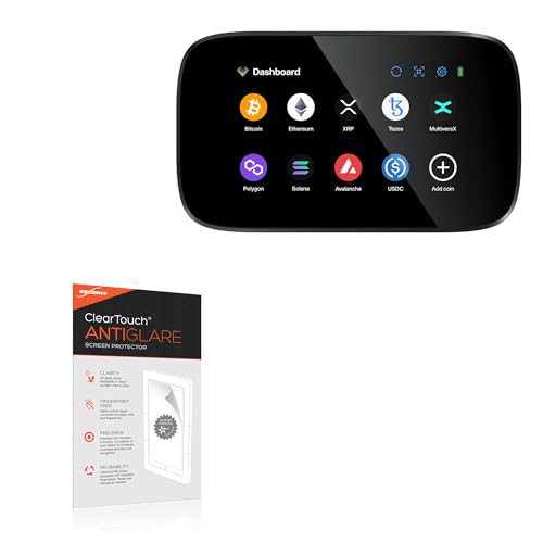BoxWave Screen Protector Compatible With NGRAVE Zero - ClearTouch Anti-Glare (2-Pack), Anti-Fingerprint Matte Film Skin