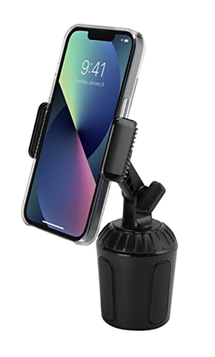 Scosche UHCUP2M-SP1 Universal Cup Phone Holder Mount with Adjustable Arms and Adjustable Base, Expands to Fit Cupholder, 360 Degree View Rotation - style: Cup Holder