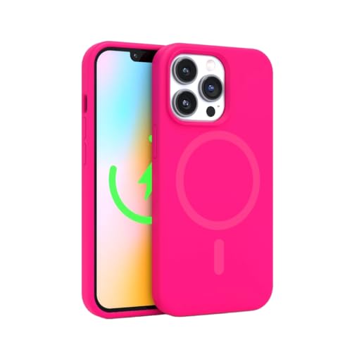 FELONY CASE - Stylish Neon Pink Phone Cover for iPhone 12/12 Pro, Compatible with MagSafe - 360° Shockproof Protective Cases Designed for Apple iPhone 12 and 12 Pro - color: Neon Pink, size: 12/12 Pro w MagSafe
