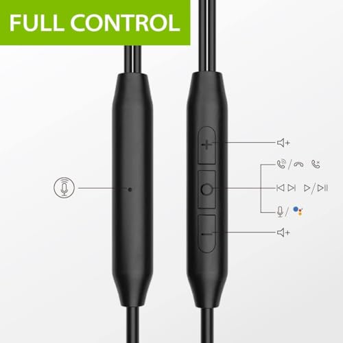 Avantree E171 - AUX 3.5mm Wired Earbuds with Microphone & Volume Control - color: Black, size: Standard, style: AUX 3.5mm