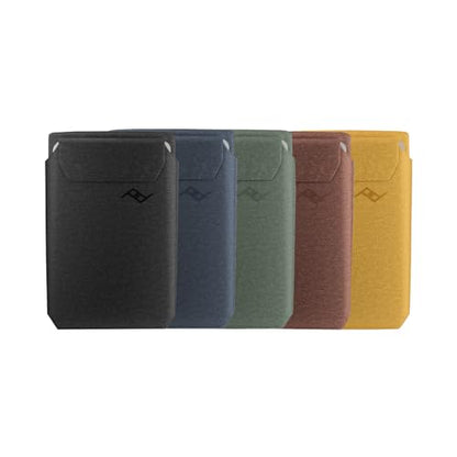 Peak Design Mobile Stand Wallet, Charcoal, Slim Profile, On-Demand Stand, Weatherproof Nylon Fabric, Connects to Mobile Cases, MagSafe Compatible, for iPhone, Samsung and Google Phones - color: Charcoal