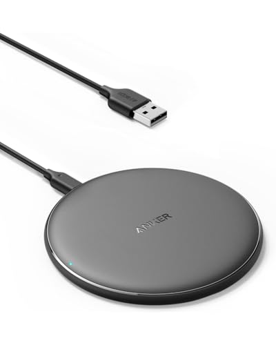 Anker 313 Qi-Certified 10W Fast Wireless Charger Pad - color: Black