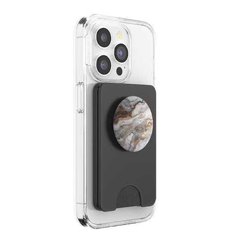 Marble Pattern PopSockets PopWallet for MagSafe - style: Magnetic PopWallet