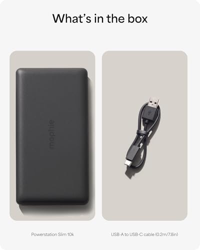 mophie Powerstation Slim 10,000mAh Power Bank - size: 10,000 mAh, style: Slim