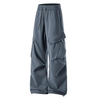 Men Cargo Pants Ripstop Heavy Duty Tactical Water Resistant Deep Pockets Job Site Utility BDU Tactical Pants for Men - color: A Gray, size: X-Large