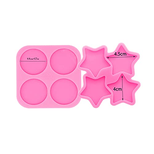 Super Glossy Resin Mold Phone Grip Epoxy Molds, Silicone Molds for Badge Reel DIY Telephone Stands Design (YMDY0533+DY1127) - color: YMDY0533+DY1127