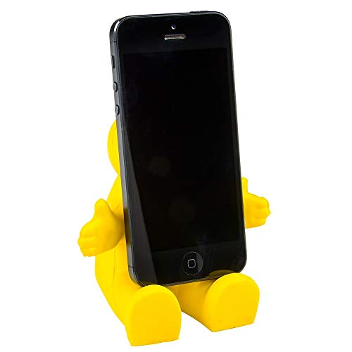 Cute Smile Face Phone Holder 3 Pack - Squeezable Stress Relief Desk Toy - style: 3 Pack