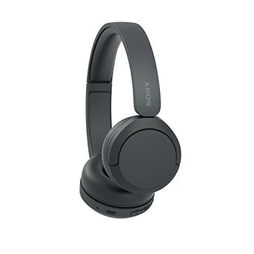 Sony WH-CH520 Wireless On-Ear Bluetooth Headphones with Microphone, Black - color: Black