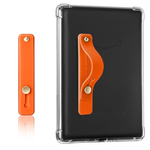 CoBak Hand Strap Holder for Kindle/Tablet - Lightweight TPU - color: Bright Orange